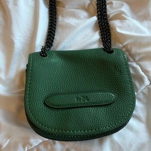Green Coach Shadow Crossbody